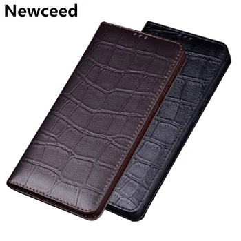 

Genuine natural leather magnetic phone cover case for Samsung Galaxy S10 Plus/Samsung Galaxy S10X cell phone bag stand cover