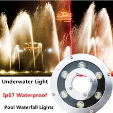 

Fountain Led Lighting Ip68 Waterproof Underwater Led Light Fountain Lamp Submersible Light Pool Spotlight Waterfall Pool Lamp