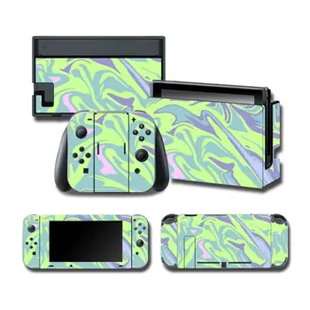 

1Set Full Body Protective Cover Skin Colorful Sticker Art Decals for NS Switch Game Console Joy-Con Controller Decor Accessories