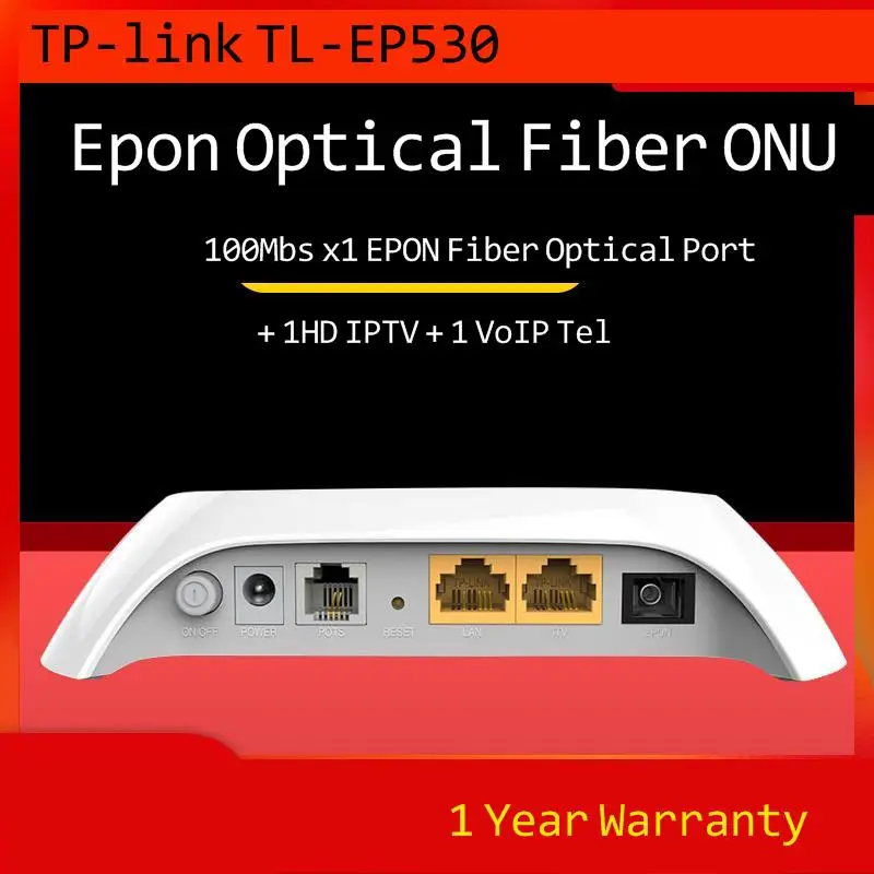 Маршрутизатор TPlink 100% EPON 1FE 100Mbs LAN IPTV VoIP оптоволоконный роутер ONU FTTH TL-EP530 | Мобильные