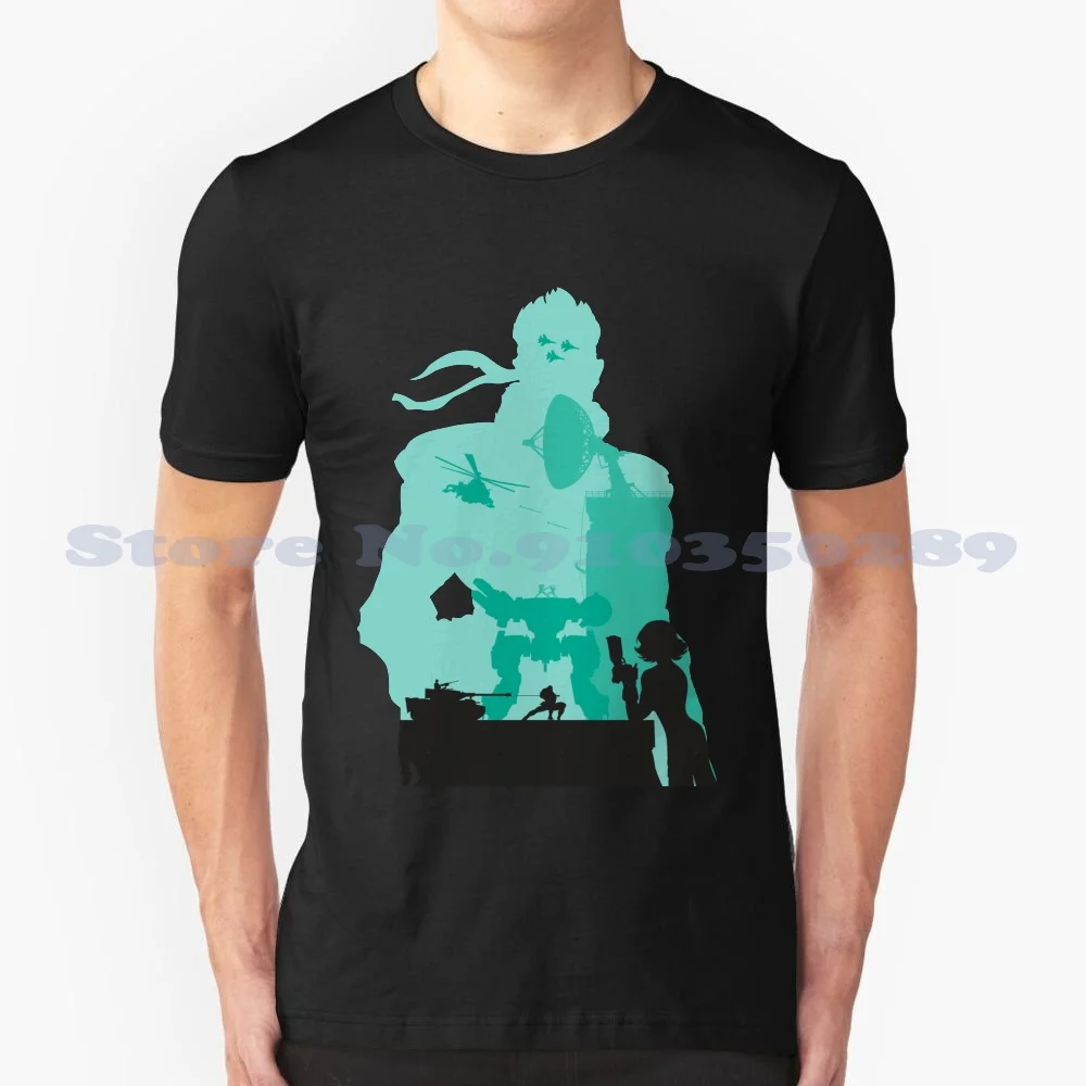 Mgs Maglietta Divertente Estiva Minimalista Per Uomo Donna Metal Gear Solid 1 2 3 4 5 Phantom Pain Gaming Funny Cool Mass Effect Snake