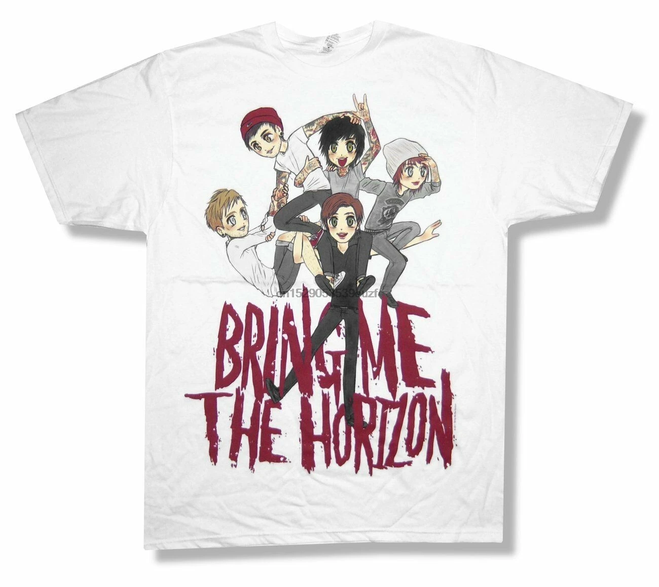 Bring Me The Horizon Sketch Pile Anime Cartoons T Shirt New Adult Xl |