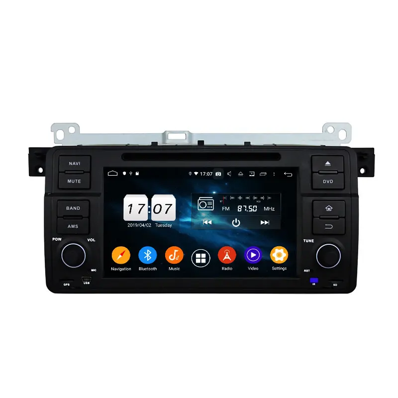 

KLYDE 8 Core 7" 1 Din Android 9.0 Car DVD Player For BMW E46 M3 1998-2005 Viano Audio Stereo Radio Multimedia Player 1024*600