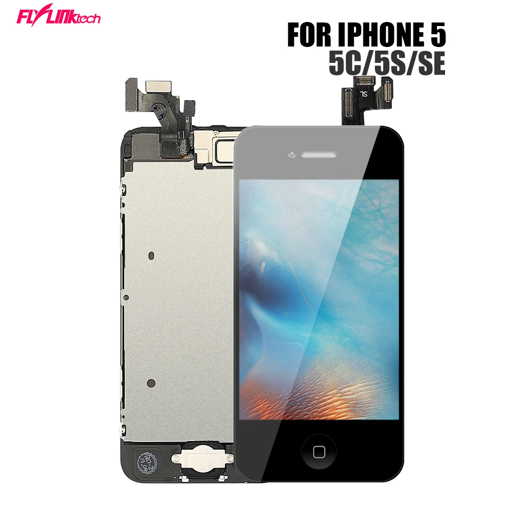 

Flylinktech Mobile Phone Lcds Touch Screen for iPhone 5 5c 5s LCD Display Replacement Digitizer Full Assembly for iphone 5s/se