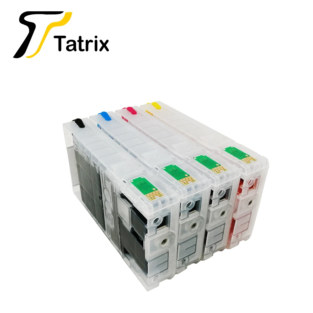 Tatrix полный заправляемые чернильные картриджи для T6771 T6774 картриджи для Epson рабочей силы Pro WP-4011/4022/4091/4092/4511/4521/4531