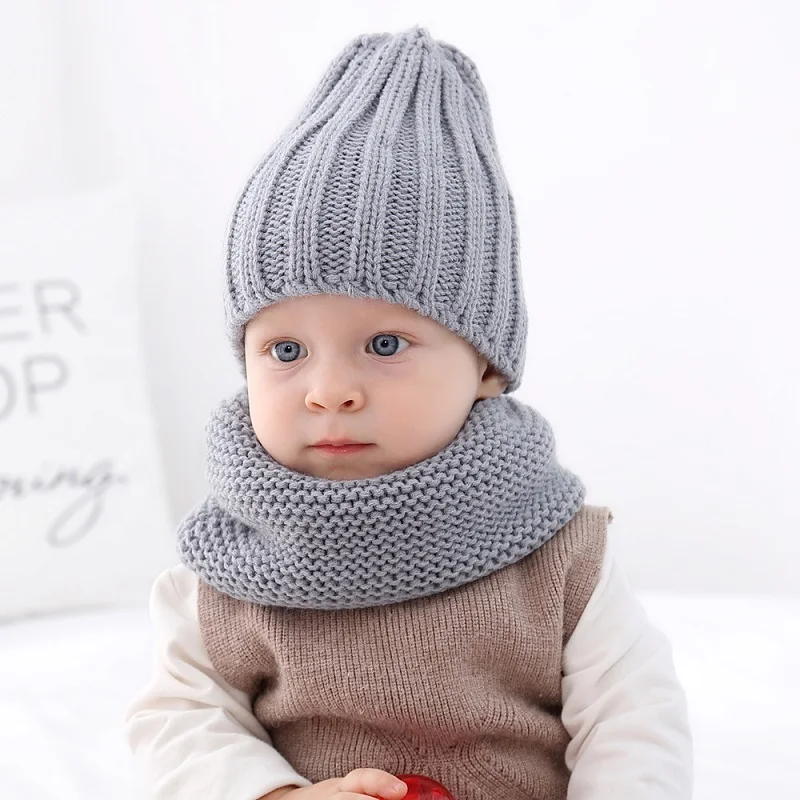 Bufanda Niña Conjunto De Invierno Para Niños: Bufanda, Gorro Y