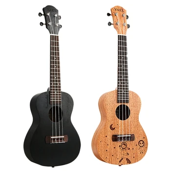 

Dropship-Yael 23 Inch Concert Ukulele 4 String Hawaiian Mini Guitar Uku Spacewalk Pattern Acoustic Guitar Mahogany Rosewood Ukel