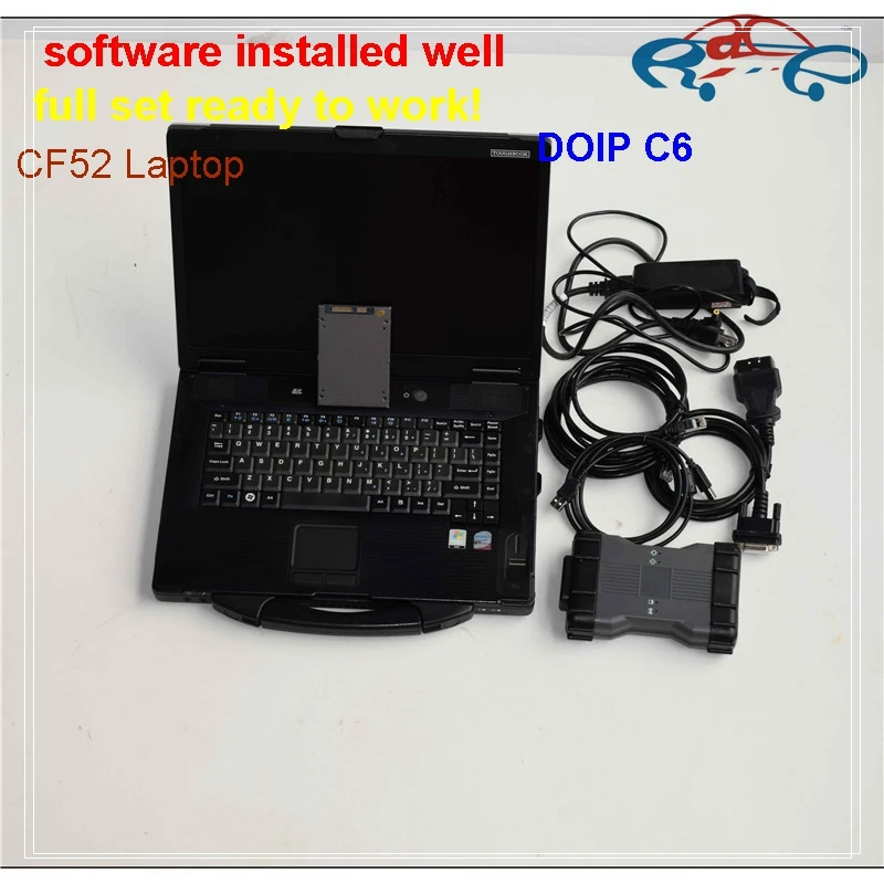 ^Cheap MB Star C6 MB Diagnostic VCI SD Connect C6 DOIP with Software 2019.09V HDD ssd in CF52 Touchbook ready to work