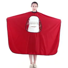 Парикмахерская Стрижка волос Парикмахерская накидка с прозрачным смотровым окном для стрижки волос раскраска Парикмахерская накидка