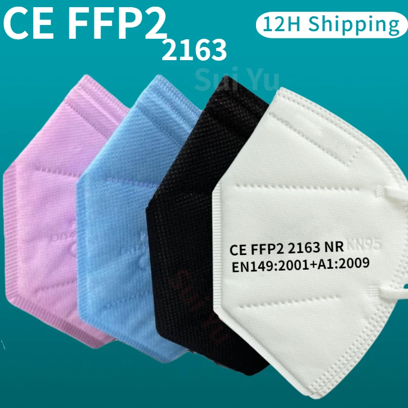 Mascarilla con filtro Ffp2 Kn95, Máscara protectora para la boca, Fpp2, Fpp2