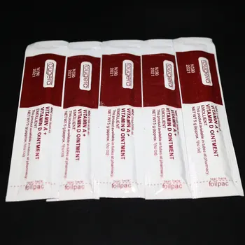 

For Tattoo Body Art Permanent Makeup Tattoo Accessoriess Fougera Vitamin Ointment A&D Anti Scar Tattoo Aftercare Cream 100Pcs