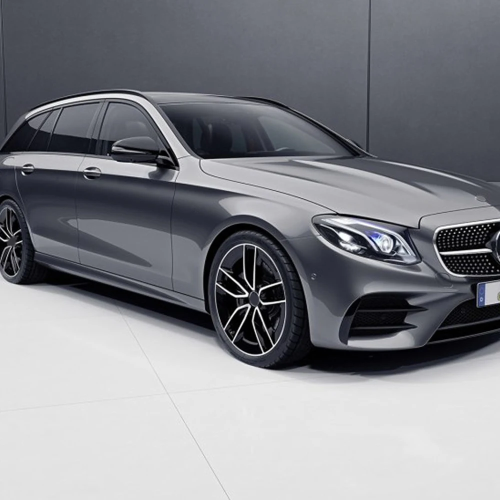 2 шт., для Benz E Class W213- E43 E53 AMG, для кузова автомобиля, боковой передний бампер, Накладка для губ, наклейки