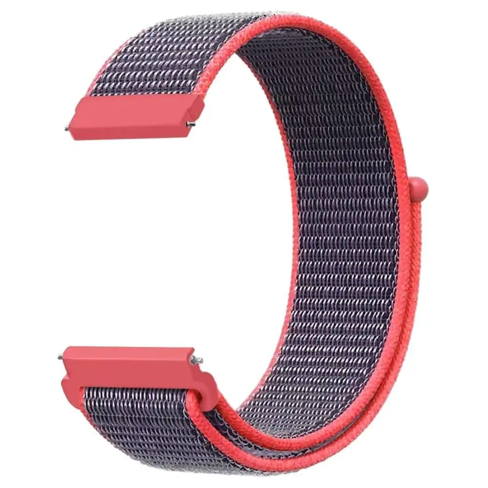 Red Замена ремешок для часов петля нейлон холст ремешок для Huami Amazfit GTS - Цвет: Red