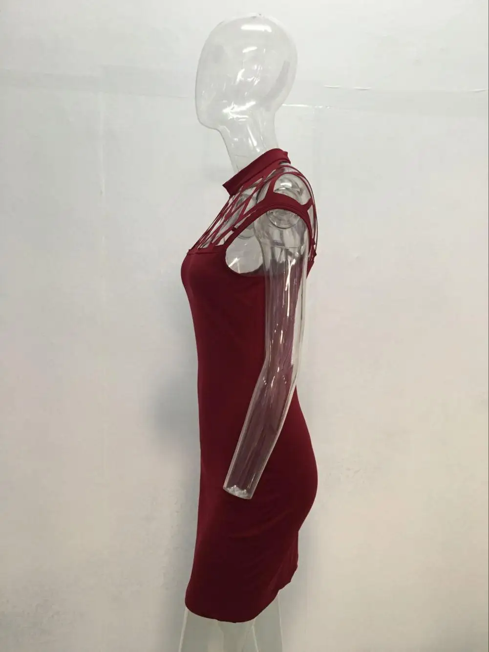 7392 AliExpress EBay-в европейском и американском стиле однотонные Цвет горящие цветы L из Двух Цветная повязка платье импортные товары, женское платье