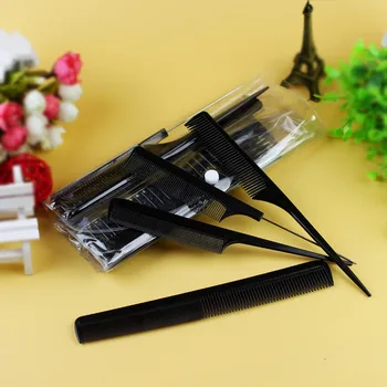 

Hot 10Pcs/Set Handle Detangling Combs Plastic Anti Static Hair Care Salon Barber Comb Hairbrush Hairs Styling Tools CNT