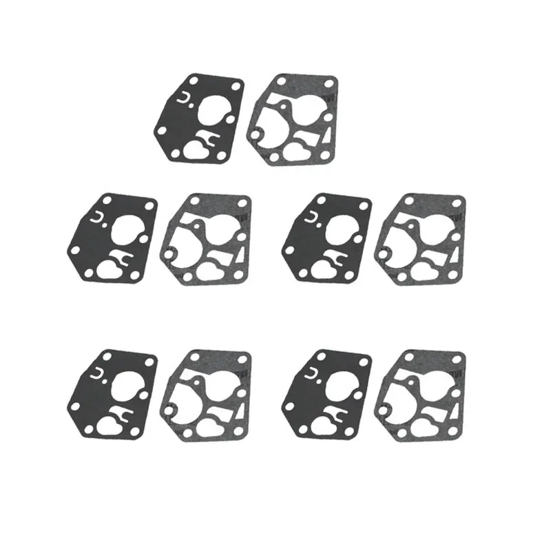 10Pcs/Set Carburetor Diaphragm Gaskets carb repair kit chainsaw carb repair kit Fit For Briggs Stratton Sprint Classic Engines Replacement Practical Durable