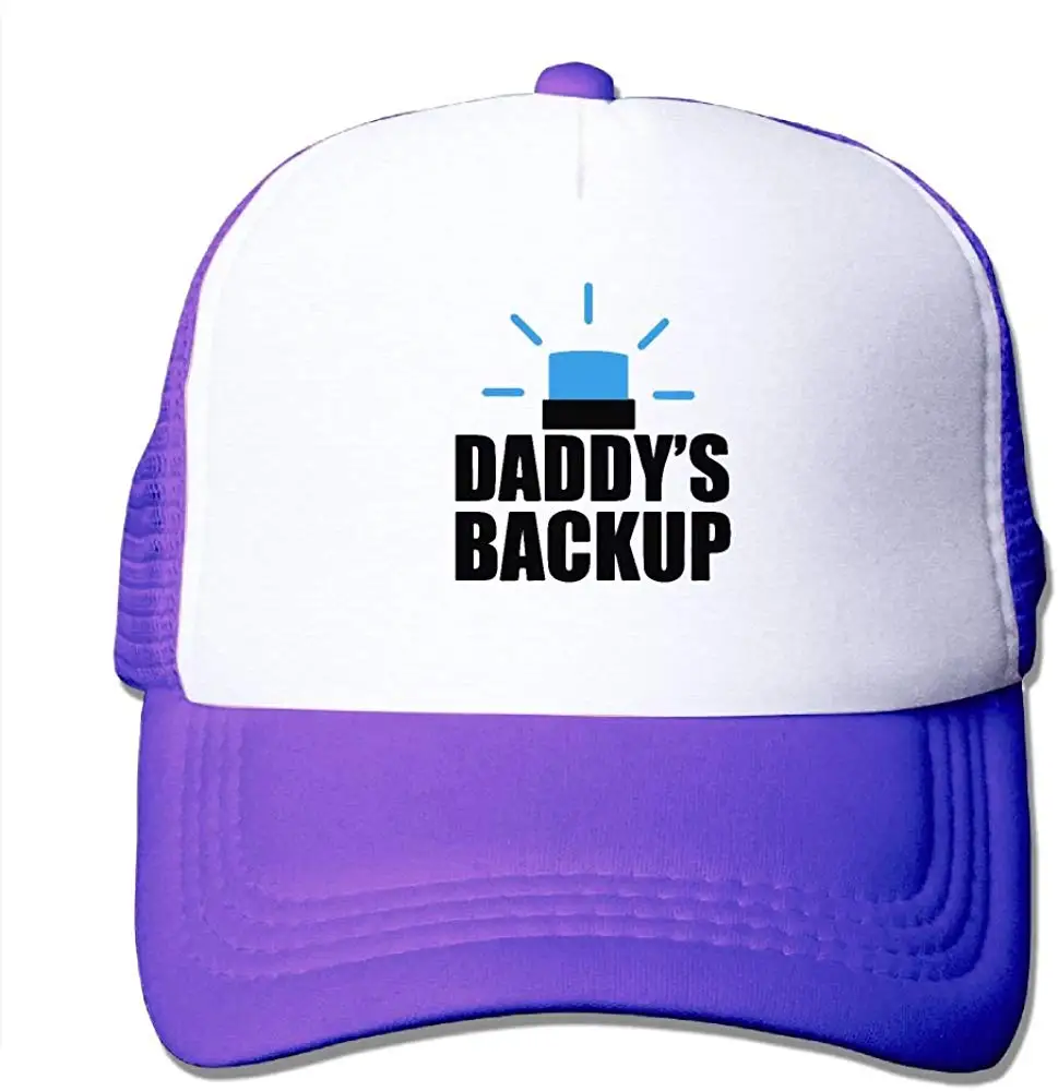 Бейсбольная бейсболка с сеточкой и регулируемым ремешком для взрослых унисекс Daddys Backup Trucker
