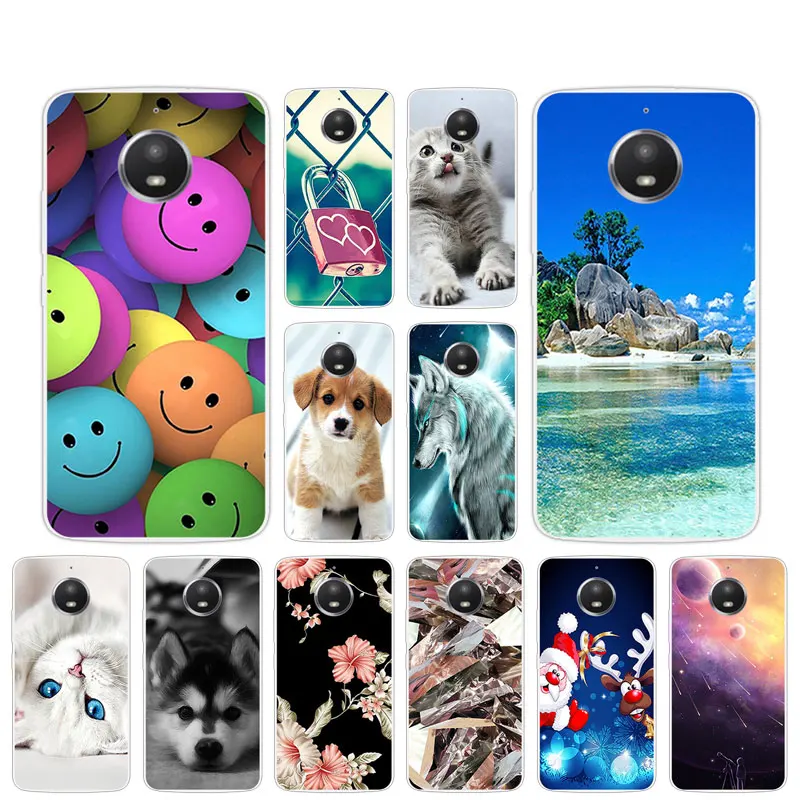 Для Motorola Moto E4 G5S G7 Plus Power Play M C TPU модный прозрачный мобильный телефон чехол для E5