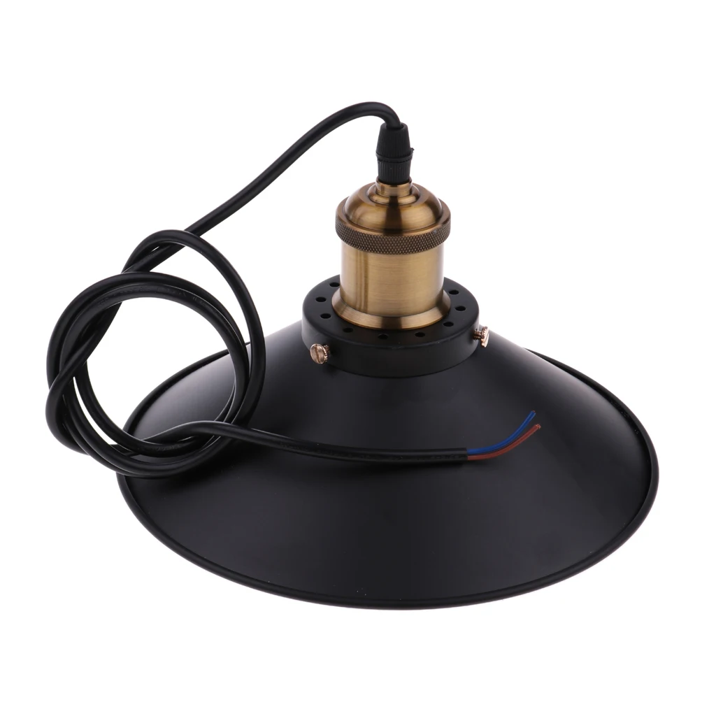 Retro Metal Iron Lampshade Ceiling Lamp Light Shade Pendant Chandelier Fitting