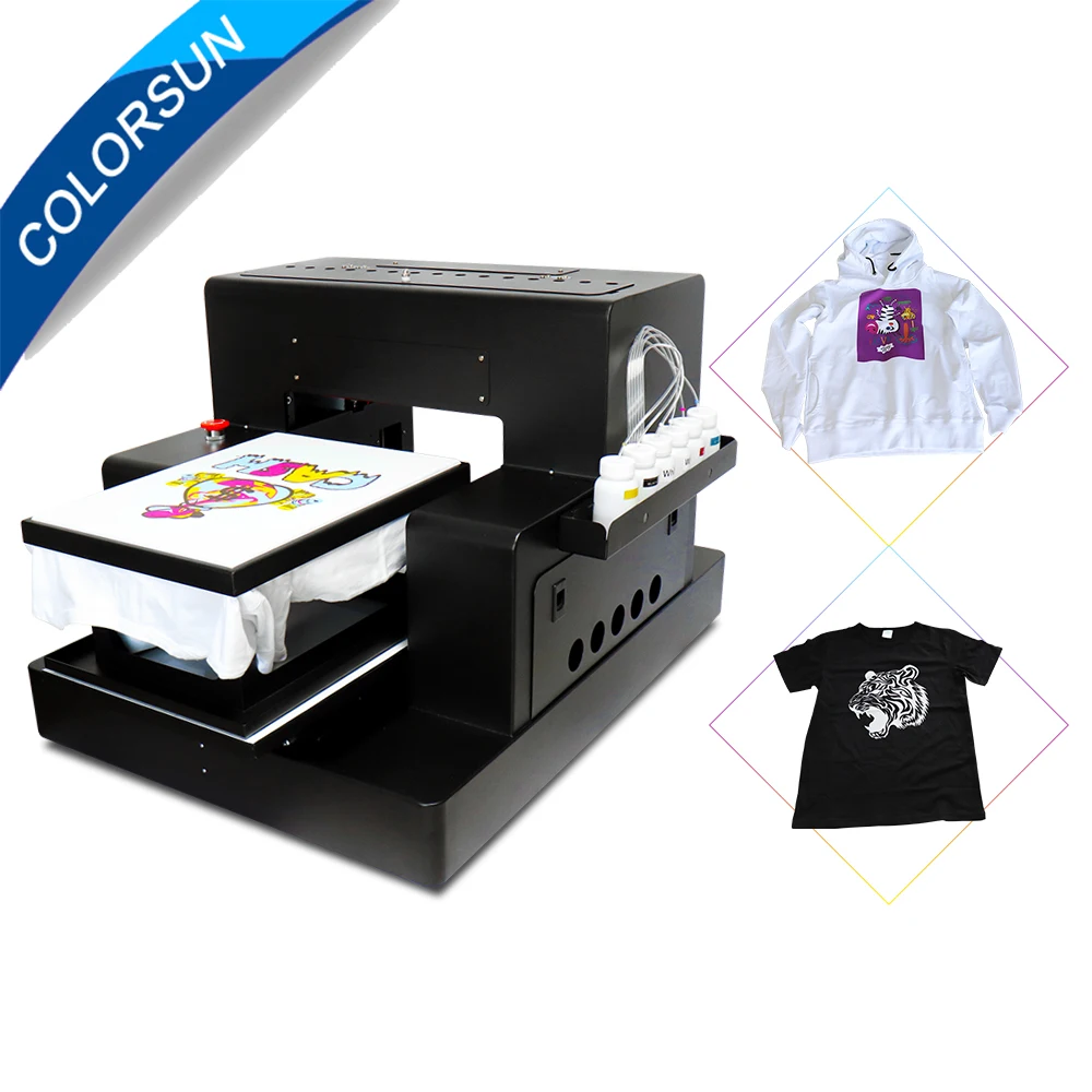 Colorsun автоматический (329*500 мм) A3 планшетный принтер L1800 футболка печатная машина DTG