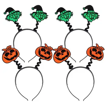 

10pcs Witch Grimace Headband Halloween Pumpkin Hair Hoop Cosplay Hair Accessory Witch Grimace Headdress