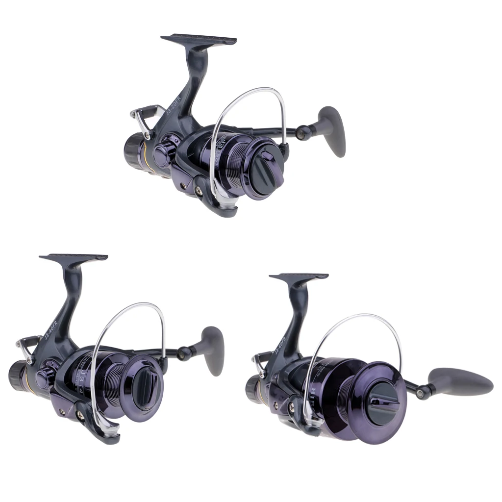 Carp Fishing Spinning Reel with Front and Rear Double Drag Brake System 3BB Left Right Interchangeable for Saltwater Freshwater
