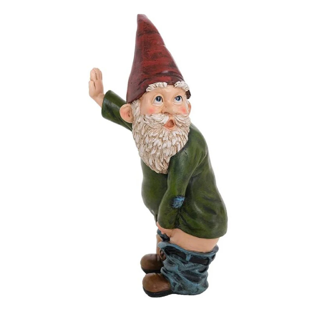 

Mini Naughty Mask Dwarf Hand-made Resin Decoration Christmas Dress Up Model Toy Garden Decorations Small Gift Resin Decorat