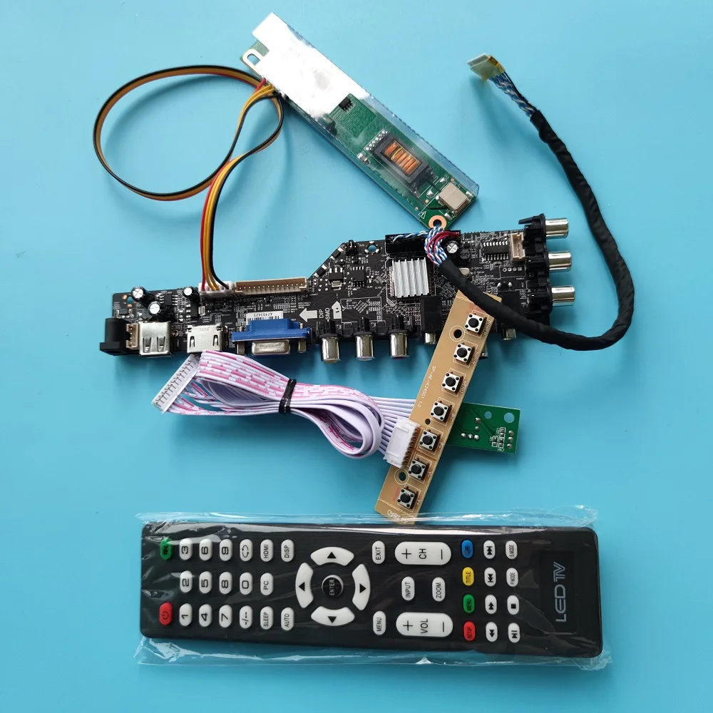 Комплект LTN140W1-L01 30pin ТВ VGA USB AV цифровой пульт дистанционного управления