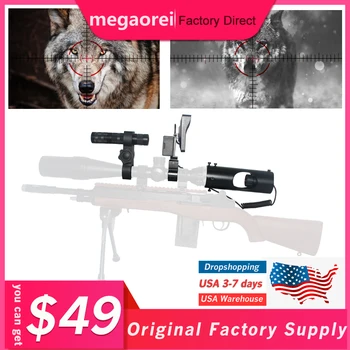 

Megaorei 1 Night Vision Riflescope Hunting Scopes Optics Sight Tactical 850nm Infrared LED Waterproof Night Vision Hunting Camer