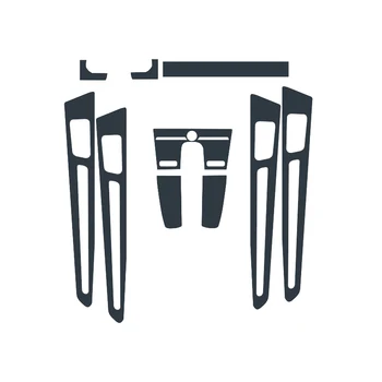 

10Pcs TPU Car Anti-Scratch Center Control Panel Protective Film For-Porsche Cayenne 2018-2020