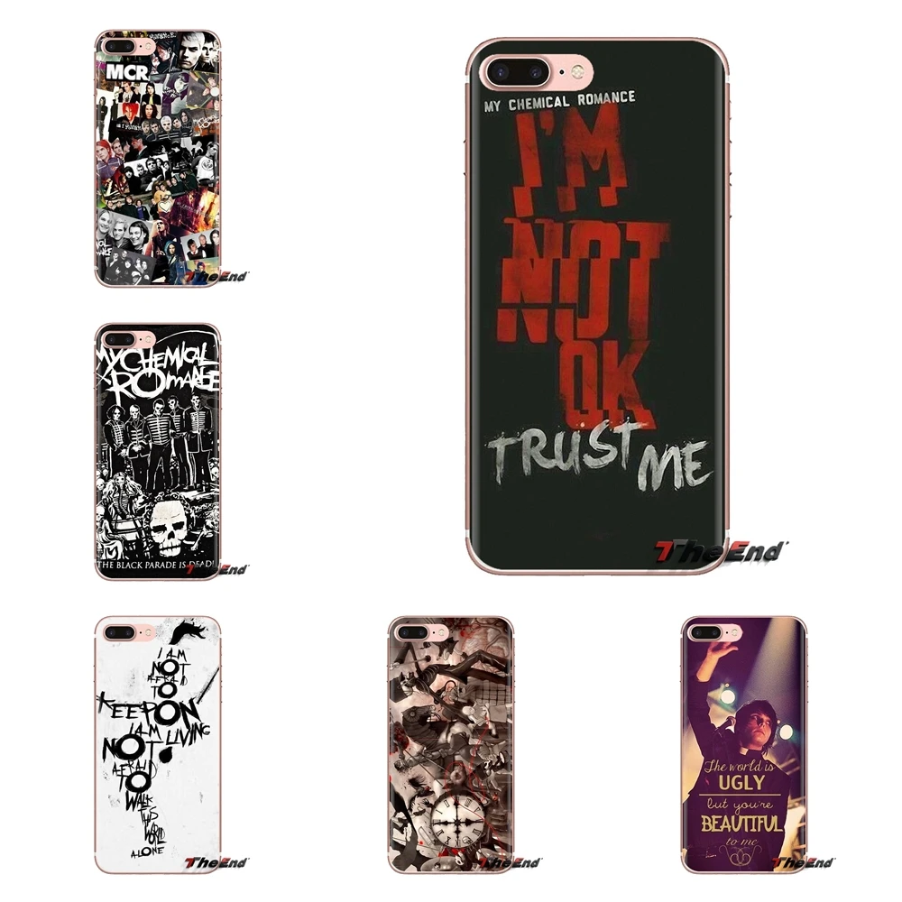 Чехлы для телефонов iPhone XS Max XR X 4 4s 5 5S 5C SE 6 6S 7 8 Plus samsung Galaxy J1 J3 J5 J7 A3 A5 Gerard Way My Chemical Romance