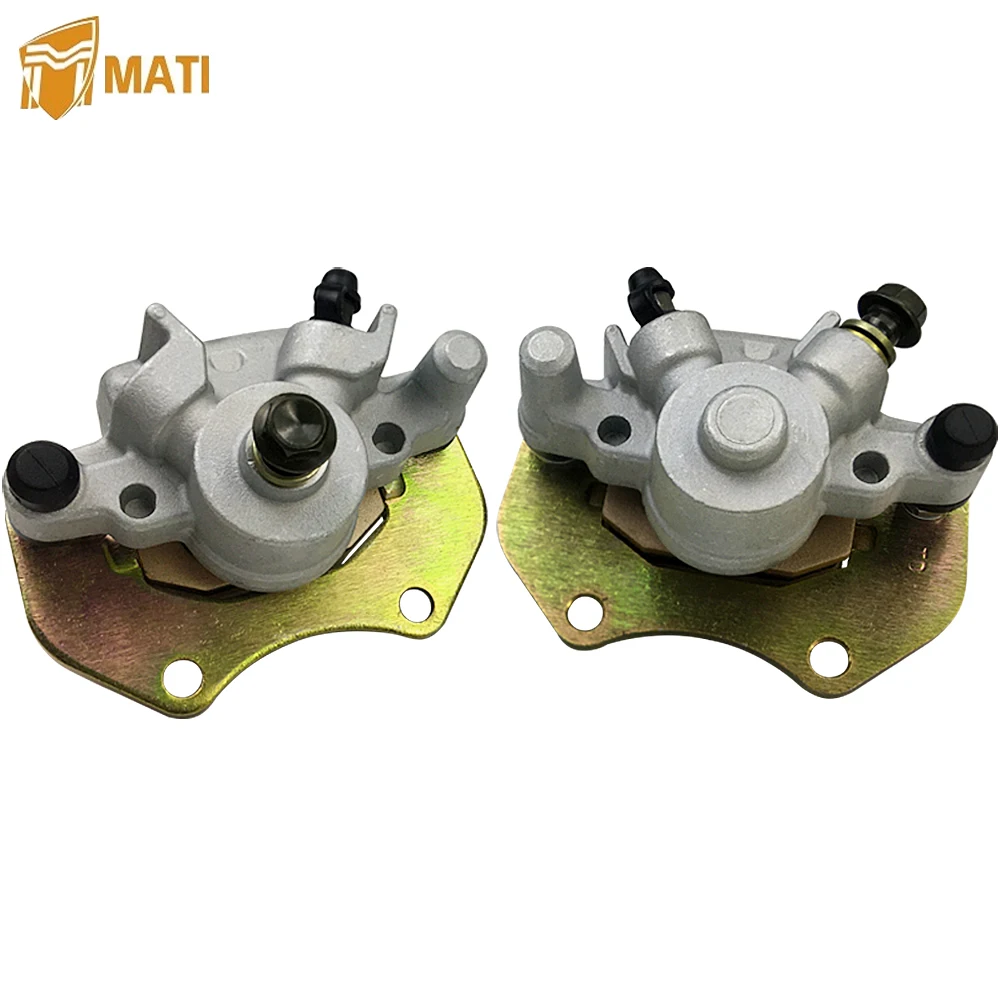 Left Right Front Brake Caliper with Pads for Bombardier Can Am Outlander Max 330 400 500 650 800 800R 705600366 705600367