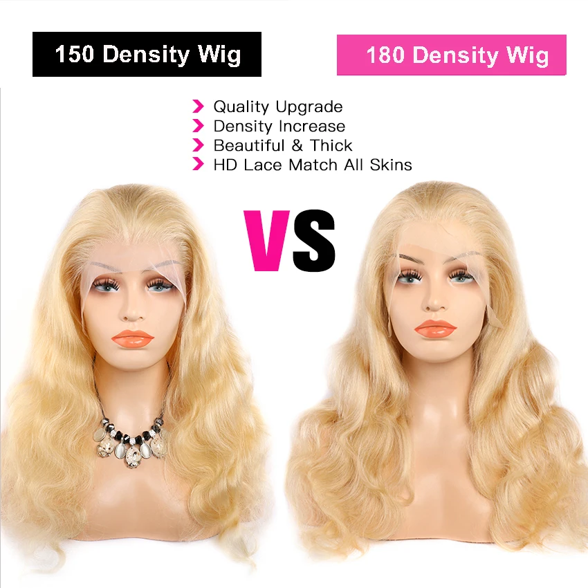 613 허니 블론드 레이스 프런트 가발, 13x6 투명 HD 레이스 가발, 613 레이스 정면 가발, 13x4 Lemoda 바디 웨이브 인모 가발, 30 인치