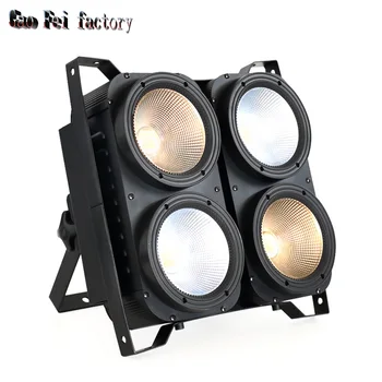 

Cob Dmx Led Par Light Dj Stage Lighting With Dmx Control High Brightness 4X100W Cool/Warm White Cob Led For Dj Bar Club Wedding