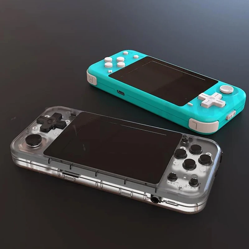 Ретро игровая приставка POWKIDDY Q90 3 дюймовый IPS экран двойная система открывания