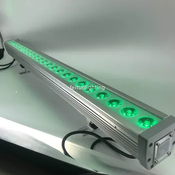

(4pcs/Flight Case)led dmx wall washer lights waterproof 24x10w led rgbw wash bar light spot outdoor waterproof