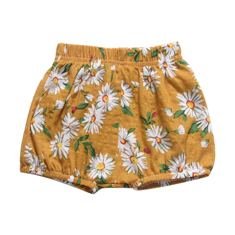 Summer Cool Breathable Baby Child Bread Pants Beach Flowers Printing Shorts New Kid Gifts - Цвет: 2