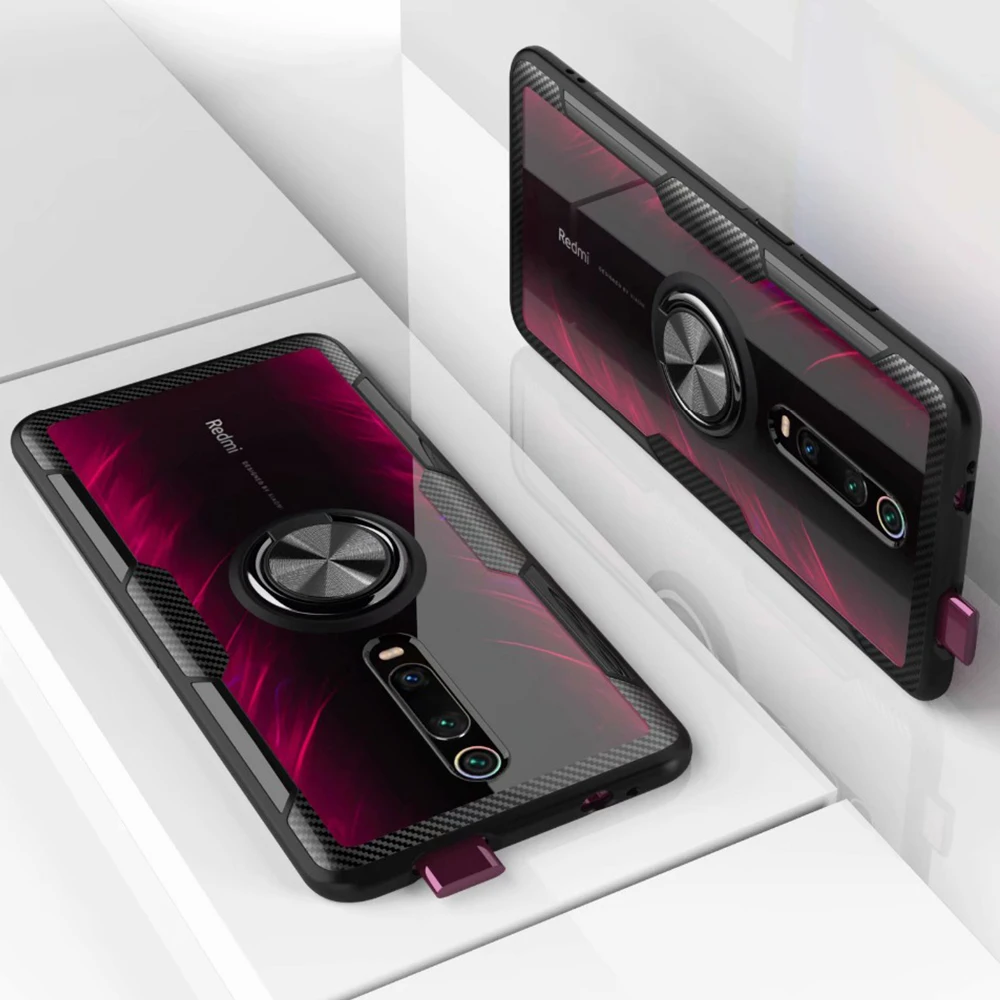 Transparent Car Holder Magnet Ring Phone Case Silicone Cover On For Xiaomi Mi 9 SE 9T Pro Mi9 9SE Mi9t t Global 64/128 GB Xiomi | Мобильные