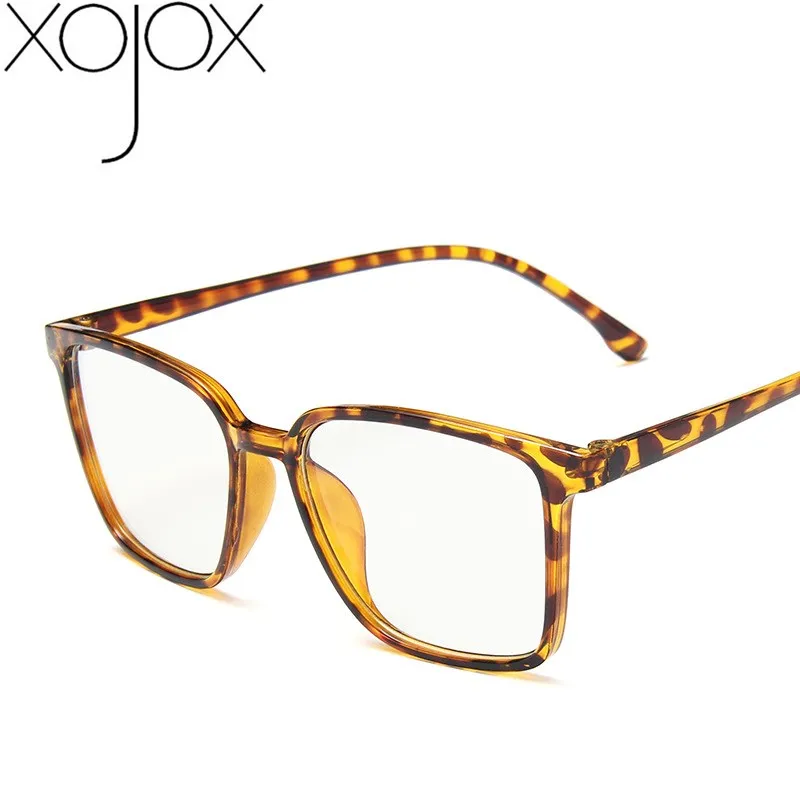 XojoX винтажные очки с защитой от Голубых лучей, оправа для женщин/мужчин, классические Квадратные прозрачные оправы для очков, оптические компьютерные очки