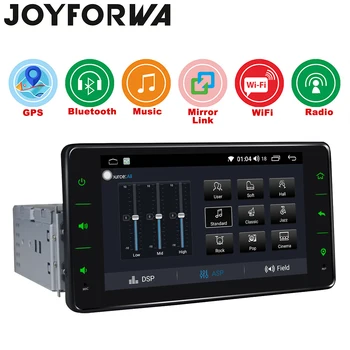 

Single Din 6.2" Android 8.1 Universal Car Stereo Radio Head Unit GPS DSP Equalizer WiFi Bluetooth Mirror Link Music/Video Player