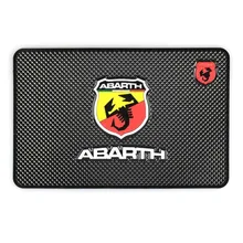 Нескользящая гелевая накладка, держатель для телефона, автомобильный гаджет, коврики, аксессуары, эмблема, логотип, Противоскользящий коврик для Fiat 500 500l 500c Abarth Punto