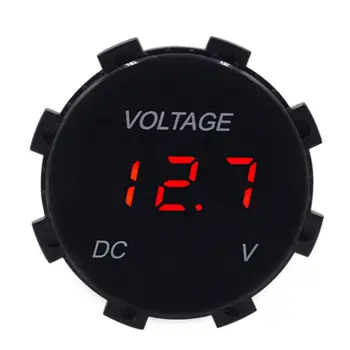 

Car Digital Display Instrument Modified Voltmeter Motorcycle Car Waterproof Led Lens Display Instrument