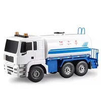 High Simulation Sprinkler Car Six Wheels Large Size Remote Control Sprinkler Truck Vehicle Sprinkling Music Sound Light Toy Gift 2