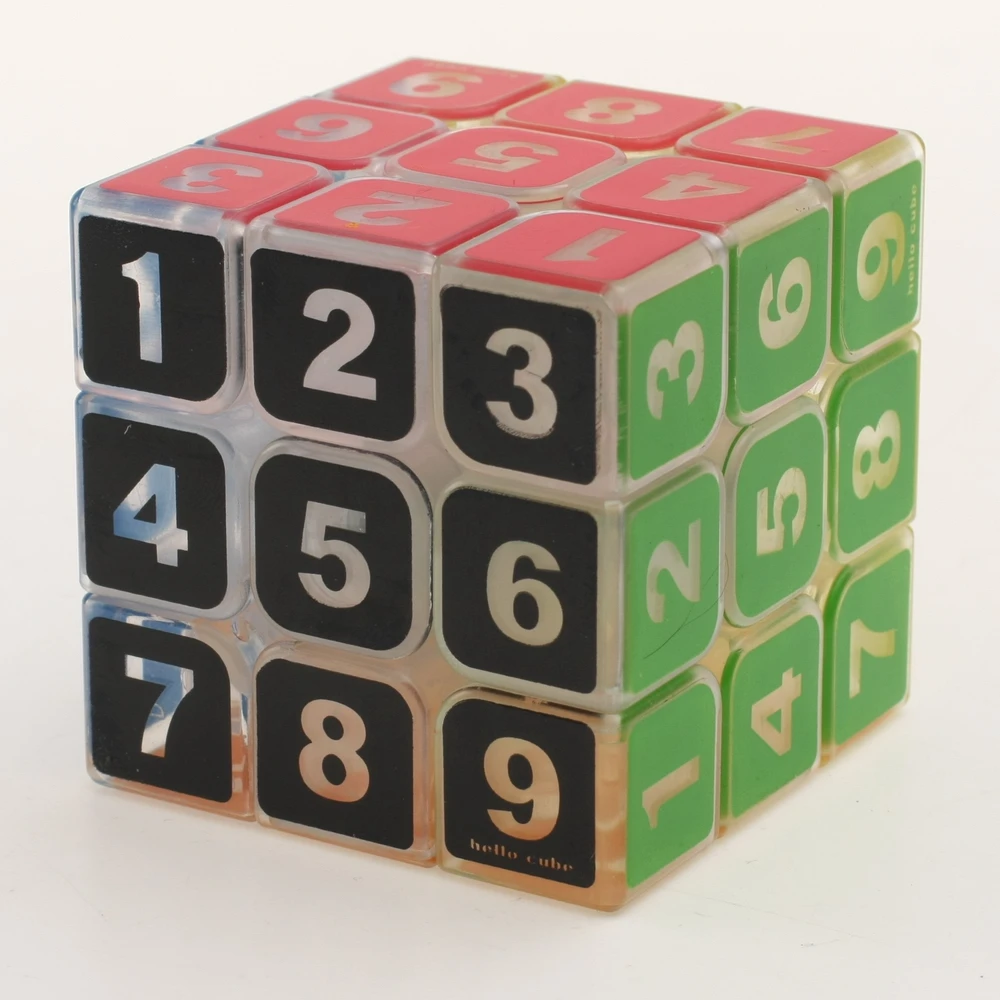 Zcube Sodoku 3x3x3 волшебный куб для мальчиков, игрушка без наклеек, головоломка, нео куб, судоку, волшебный куб пазл игрушки для соревнований