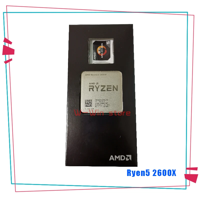 Процессор AMD Ryzen 5 2600X R5 2600X3,6 GHz шестиядерный процессор с двенадцатью потоками процессор YD260XBCM6IAF разъем AM4 с охлаждающим вентилятором