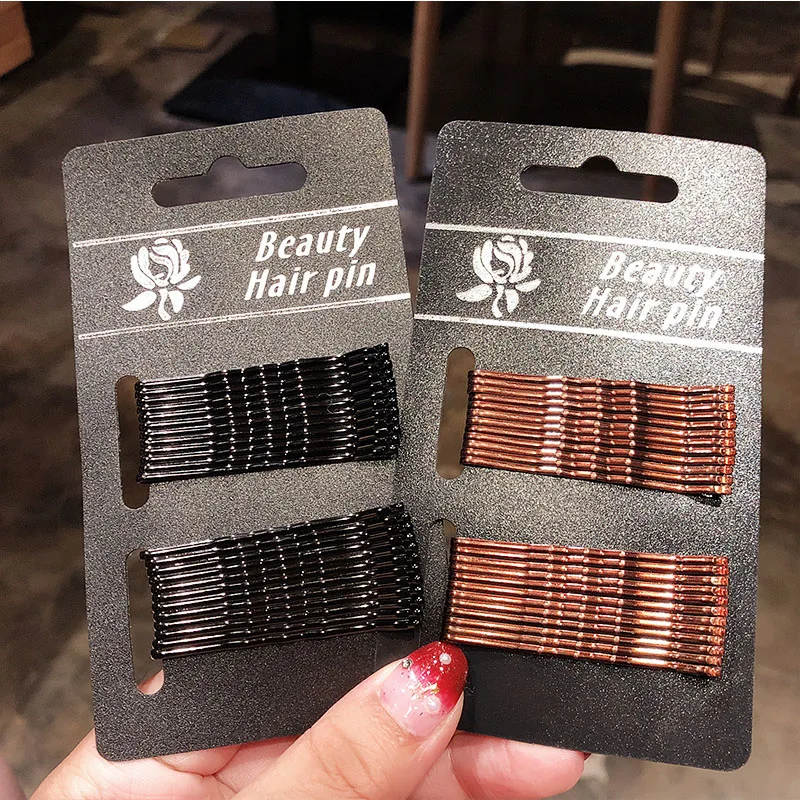 24PCS-Pack-Women-Girls-Basic-Black-Gold-5-CM-Barrettes-Female-Hair-Clips-Headbands-Lady-Good (3)