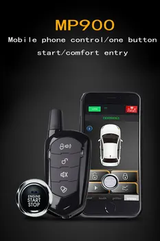 Alarma de coche para chevy alarma accesorios de coche botón de arranque parada starline a93 bloqueo central con arranque remoto y alarma