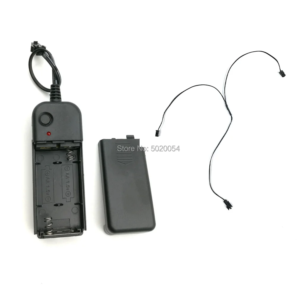 

DC3V EL Controller EL Inverter EL Driver with 4 Function for 2 pcs 1-5Meters EL wire rope Neon Light Strip