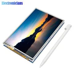 Controlador para arduino mega2560, tela de 3.5 ", 3.5 polegadas, módulo tft lcd, exibição r61581, placa com/sem painel touch