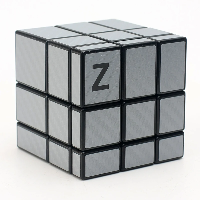 Новинка, зеркальный куб Z cube 3x3, магический с наклейкой из углеродного волокна, развивающие игрушки Cubo magico в подарок, ДЕТСКИЕ ЛАБИРИНТЫ, развивающие игрушки